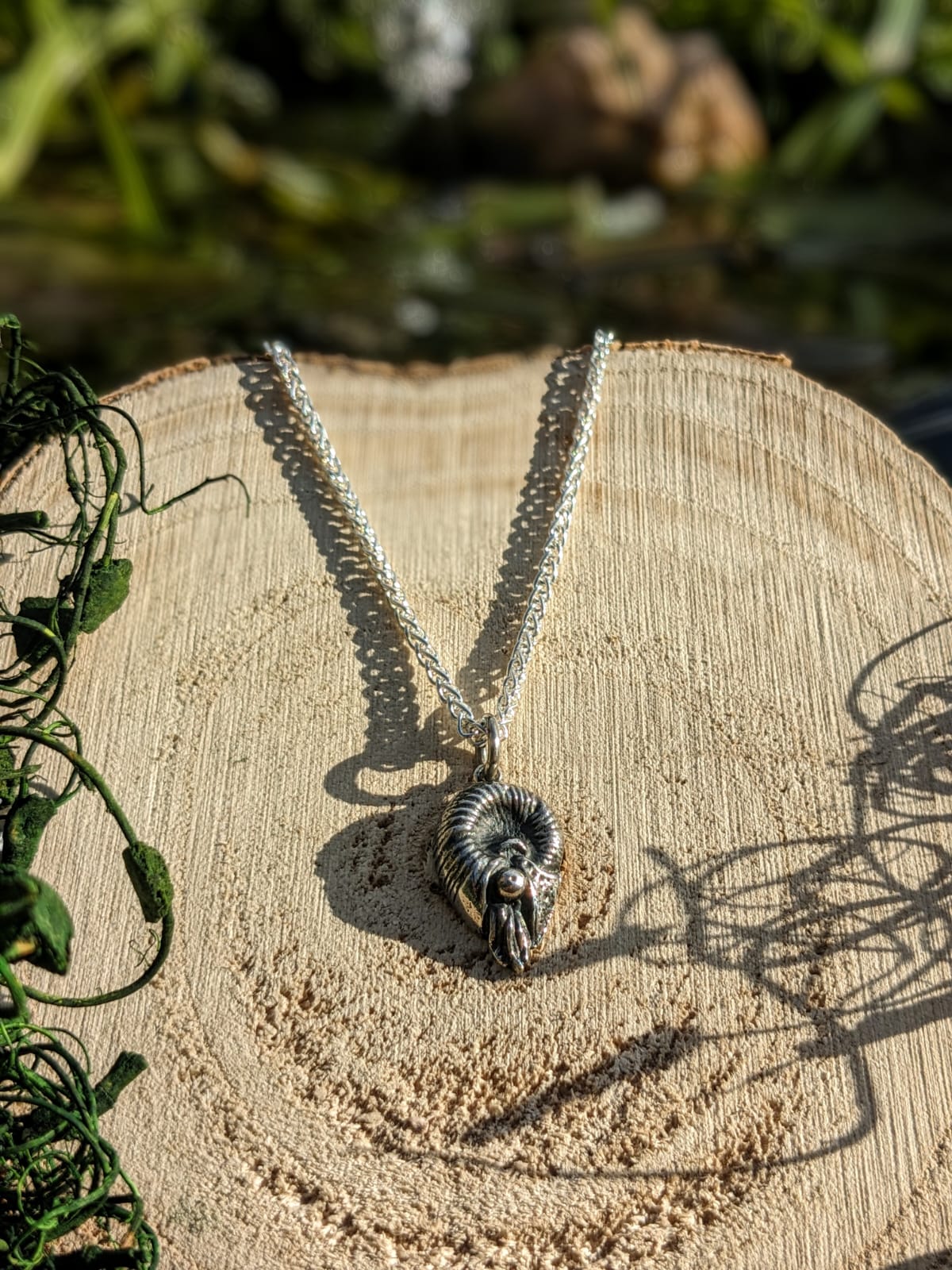 Nautilus Silver Pendant