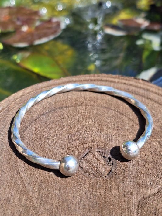 Twisted Torc Bangle