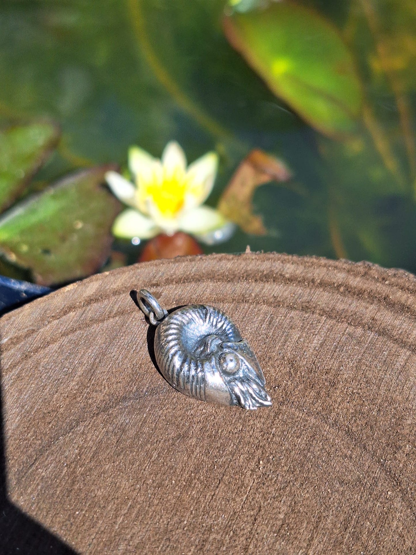 Nautilus Silver Pendant