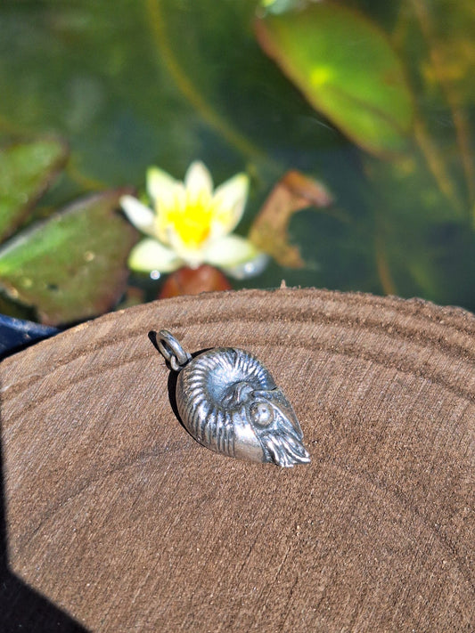 Nautilus Silver Pendant